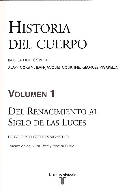 Historia del cuerpo